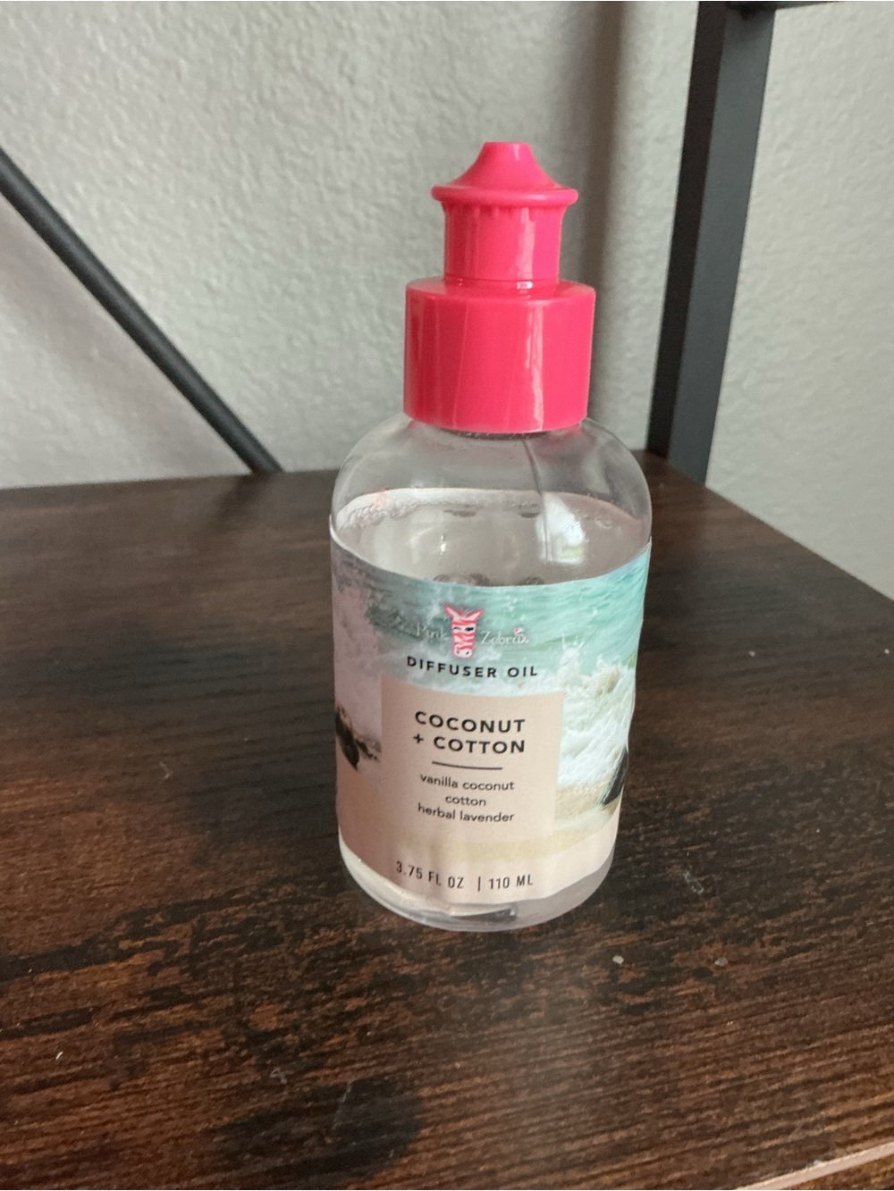 Coconut + Cotton Pink Zebra Diffuser Oil